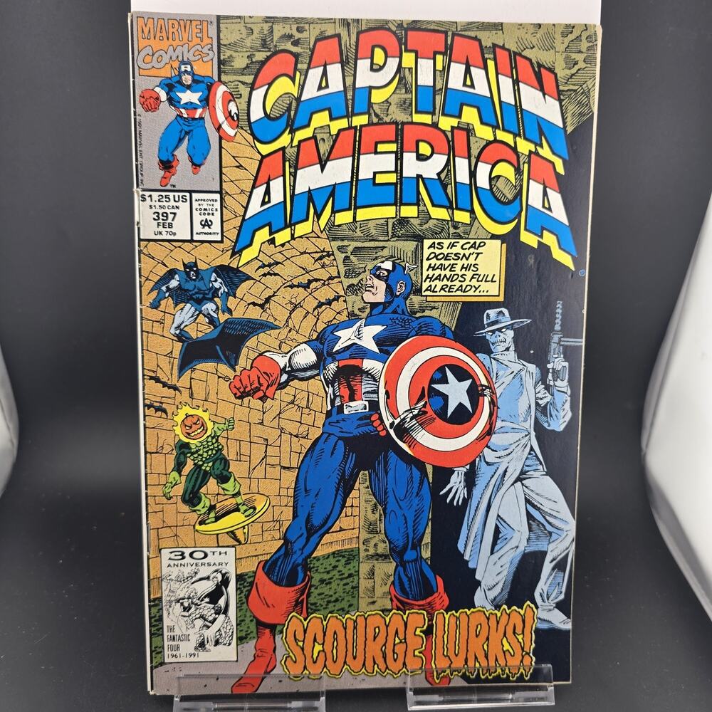 Captain America #397 NM/NM+ 9.4 9.6 Direct Edition Marvel Comics 1992 Scourge